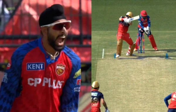 Watch Harpreet Brar erupts with aggressive celebration after rattling Jacob Bethell s stumps